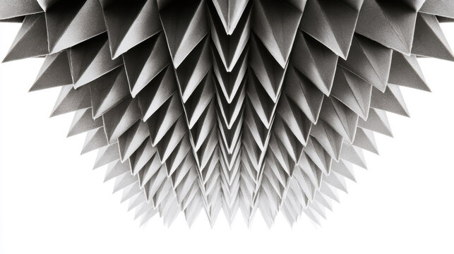 Abstract geometric background of dark pyramid shapes for acoustic foam panels