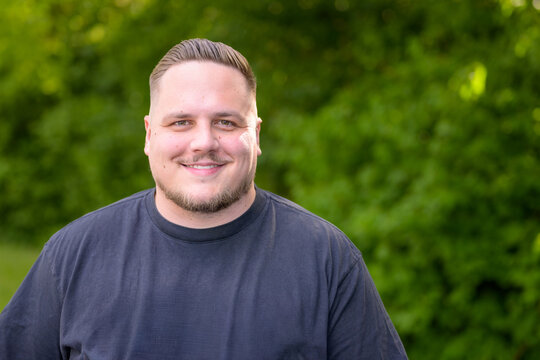 Friendly Young Man Smiling Portrait
