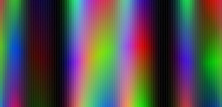 Abstract vertical stripes background featuring vibrant rainbow colors with dynamic glowing lines and soft gradients