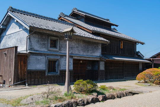 海野宿の土壁