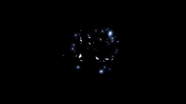 Energy flash cartoon elements, flash FX electric element motion graphics, electrical effects with alpha channel, electric discharge and electric explosion animation on black screen background.