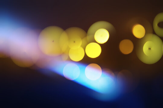 Blurred bokeh background. Abstract bokeh circles on background for layer overlay.