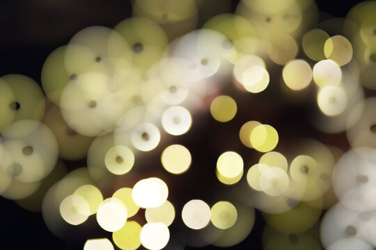 Blurred bokeh background. Abstract bokeh circles on background for layer overlay.