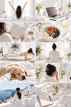 Bright Minimal Wellness Lifestyle