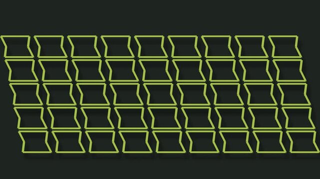 Reentrant cellular lattice deformation in graphite and lime, seamless loop
