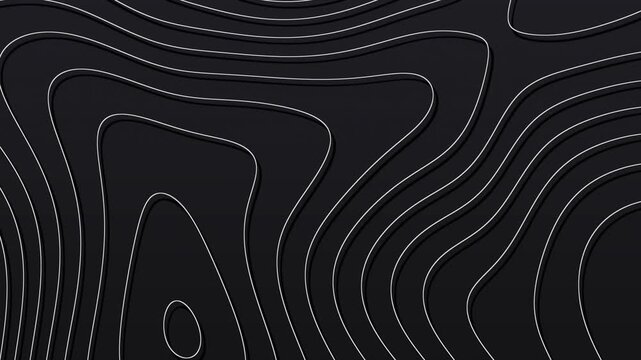 Abstract dark topographic map background with flowing lines and subtle depth effect.