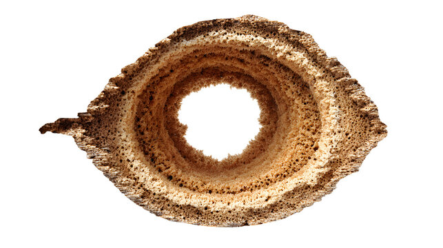 Bamboo node diaphragm pore pattern