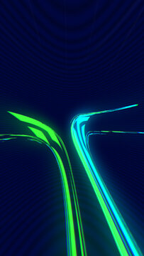 Glitch Dynamic Intro Logo Reveal Vertical