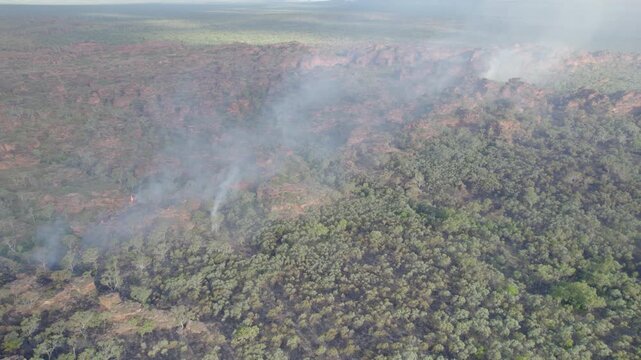 Mirima National Park on Fire in the Kimberley Region