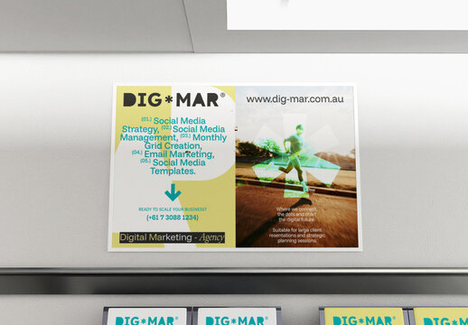 Corridor Poster Mockup