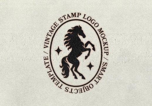 Vintage Print Stamp Effect For Poster And Social Media Design