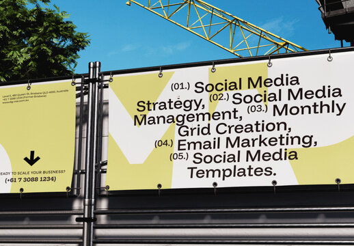 Sidewalk Banner Mockup