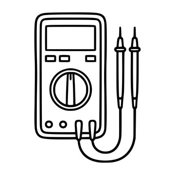 Digital Multimeter Tool for Electrical Measurements and Testing.