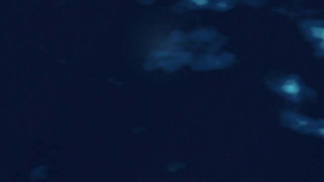 Clear blue underwater caustics light effect background and loopable video motion