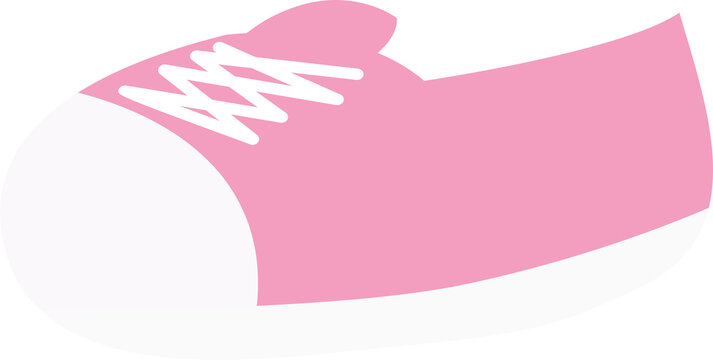 pink sneakers icon
