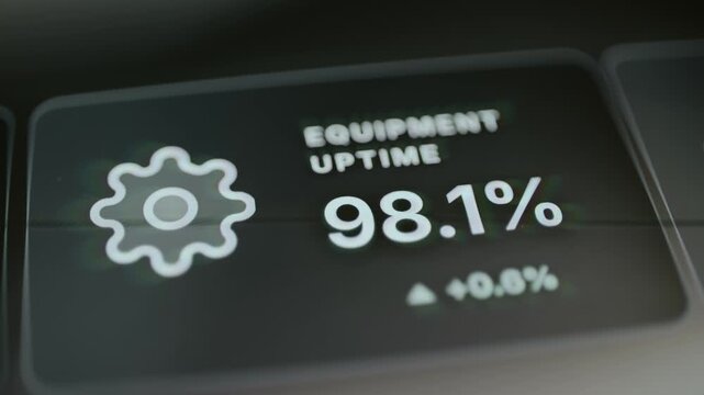 Equipment uptime indicator reports 98.1 percent availability