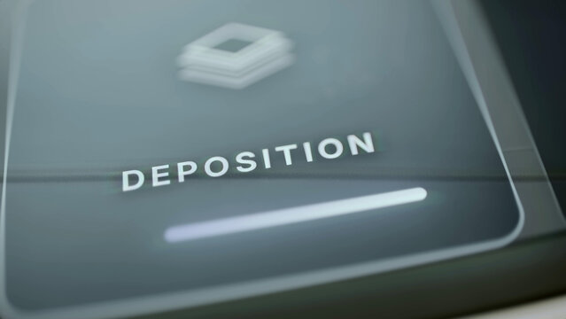 Deposition tile with stacked layer icon