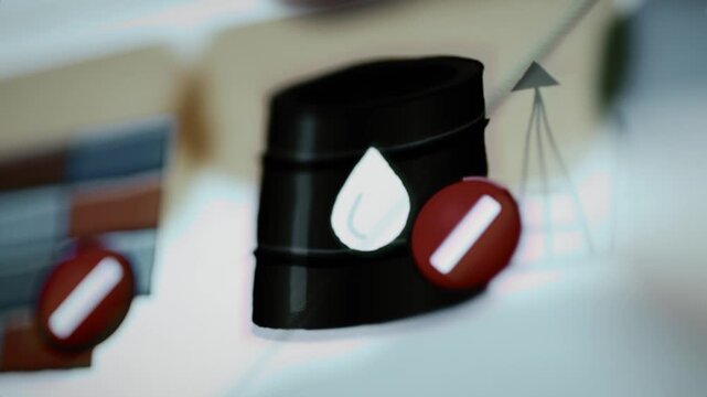 Oil barrel prohibition represents energy trade controls