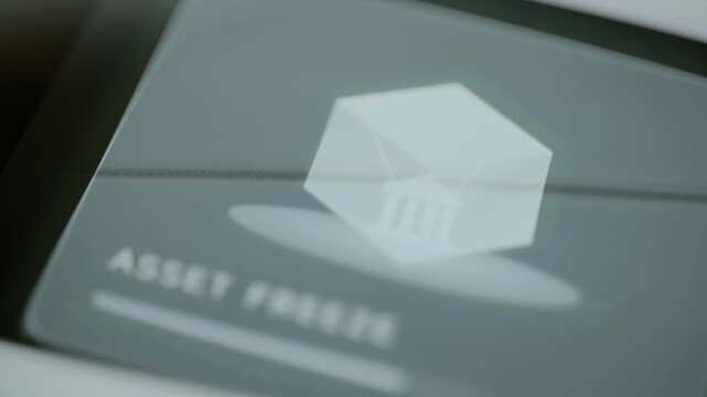 Asset freeze panel highlights sanctioned financial institution