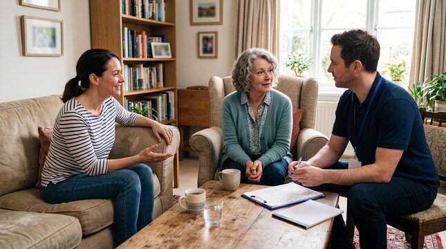 Family And Professional Caregiver Collaboration