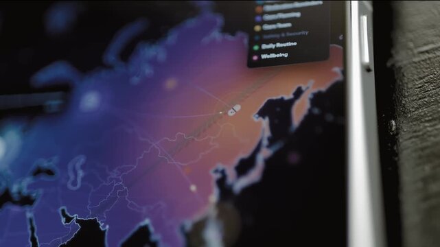 Asia map visualizes wellbeing routes and service categories