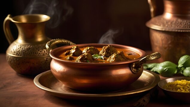 Premium Gourmet Mutton Kunna Fine Dining Food Photography