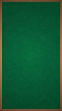 Empty green chalkboard wooden frame textured surface generous copy space. school lessons, education, teacher presentations, classroom announcements, menus, study materials, training academic titles.