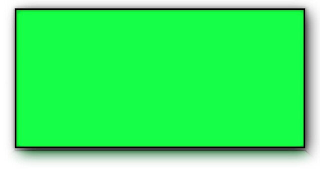 Monitor mockup presents vivid green display slim dark bezel depth floor reflection. screen insertion, website previews, app promotion, corporate digital signage, tutorials, commercials visual effects.