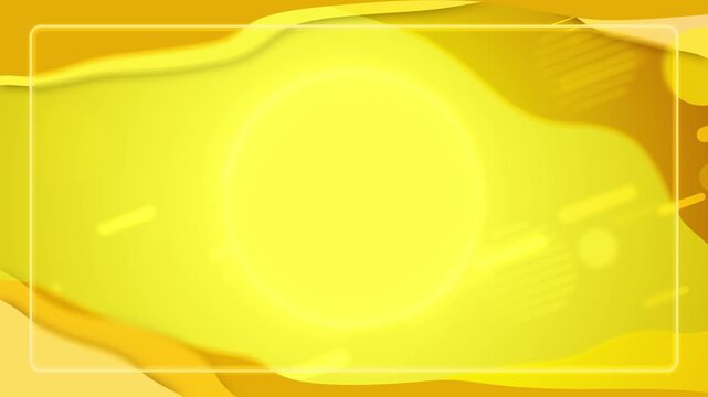 Golden fabric shapes ripple luminous while frame defines clean central area. luxury branding, festive advertising, business slides, seasonal offers, award beauty promotions, intros, templates.
