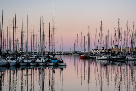 Fontana Marina, Port of Palermo, Palermo, Sicily, Italy, Europe