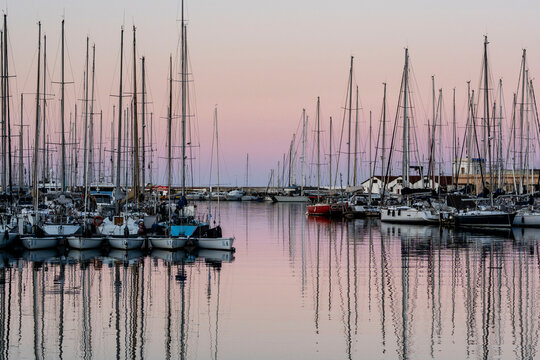 Fontana Marina, Port of Palermo, Palermo, Sicily, Italy, Europe