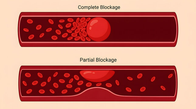 Normal capillary compared with hemophilia bleeding