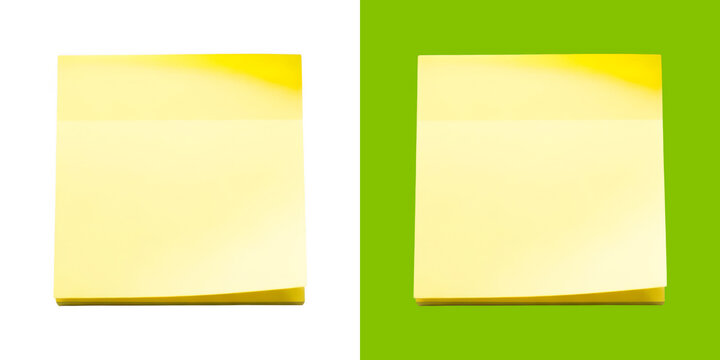 Yellow square sticky note memo pad paper sheet for message reminders transparent png