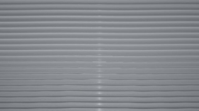 Metallic roller shutter garage door texture background animation 4K loop