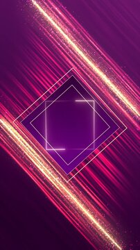 Rich diamond frame diagonal streaks, golden spark trails, glowing particles. glamorous title reveals, awards, fashion promotions, music events, festive greetings, product launches, premium advertising