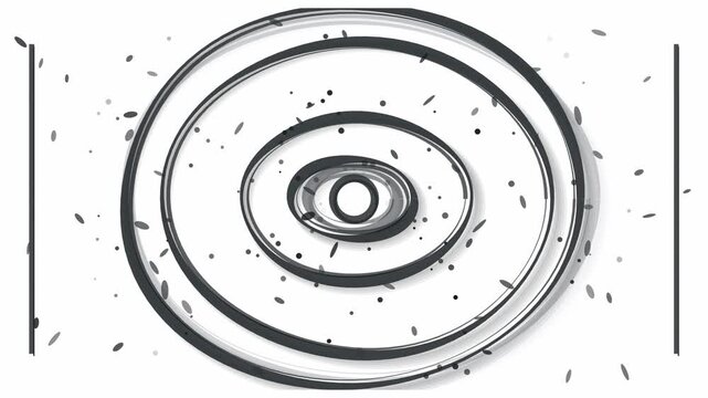 Hand crafted animated letterpress deboss in soft monochrome on a clean light background. Seamless looping 4K motion graphics video with free space for text, ideal for branding, social media content an