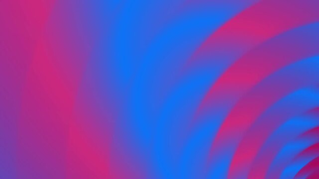 4K blue and pink abstract gradient waves motion video background
