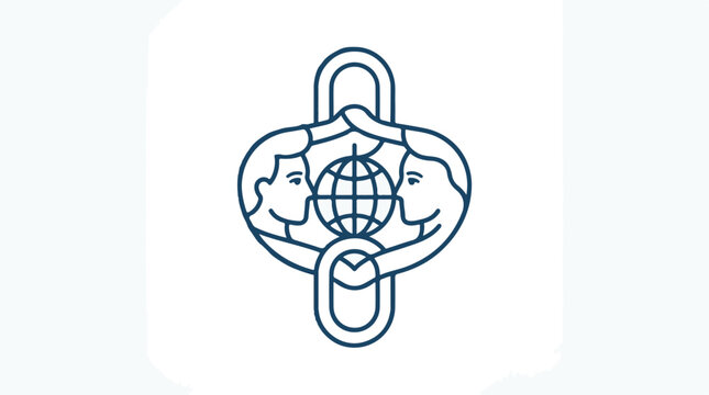 Emblem of the scout movement featuring a fleur de lis and world globe design