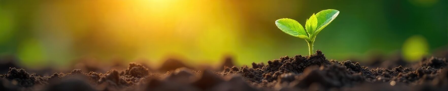 A single seed sprouting from rich soil, reaching towards sunlight, symbolizes the burgeoning potential for a brighter future and the power of hope amidst challenging circumstances , healthy, green