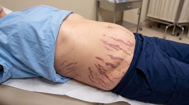 Purple Striae in Cushing Syndrome
