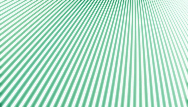Green and white striped linear pattern background