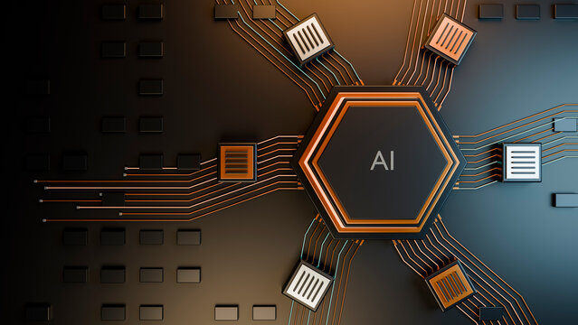 Artificial intelligence processor chip with multiple circuit board