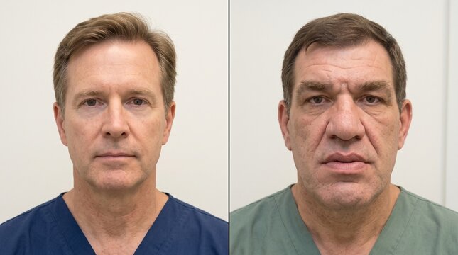 Characteristic Facial Features of Acromegaly