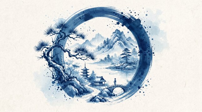 山水画 Images – Browse 2,008 Stock Photos, Vectors, and Video