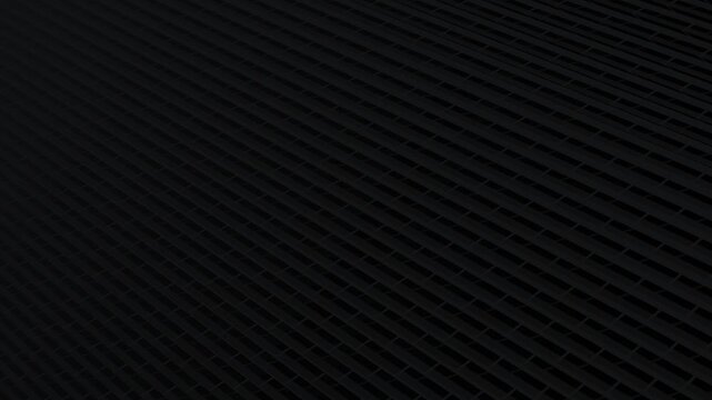 Abstract black geometric lines motion background loop 4K