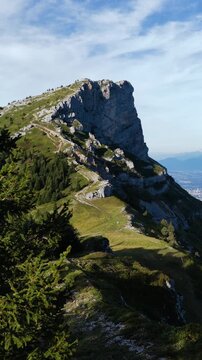 Vercors massif landscape near Grenoble, France