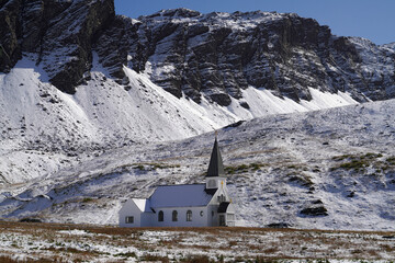 Eglise de Grytviken, construite en 1903, en Géorgie du sud © Laurent JAMIN