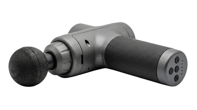Percussive massage gun for muscle recovery, professional deep tissue massager tool, handheld electric vibration device for sports therapy and pain relief