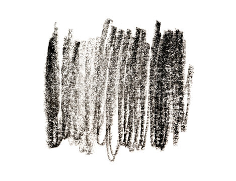 Hatch pencil line texture set, crayon scribble stroke pattern