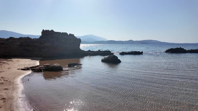 Amazing view of Lepeda Beach, Cephalonia, Ionian Islands, Greece